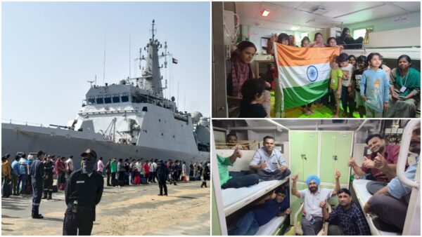 Operation Kaveri: INS Sumedha With 278 Indians Onboard Departs Port Sudan For Jeddah